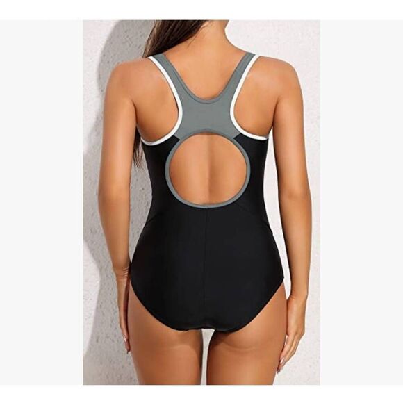 NEW WITH TAGS WOMENS ATTRA CO SPORTS ATHLETIC SWIMSUIT - Picture 2 of 5